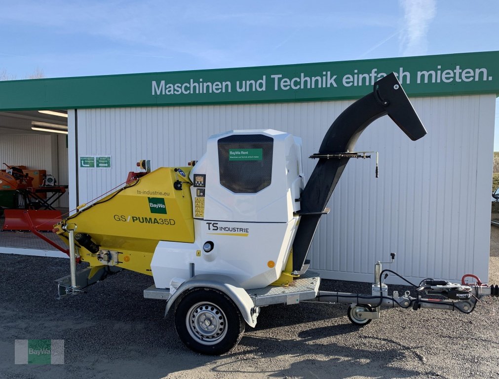 Holzhacker & Holzhäcksler des Typs TS Industrie Alleshäcksler GS Puma 35D MIETEN, Gebrauchtmaschine in Wielenbach (Bild 3)